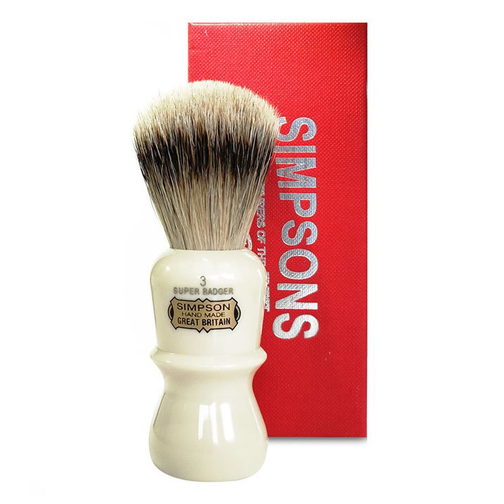 SIMPSONS SHAVING BRUSH EMPEROR 3 SUPER BADGER