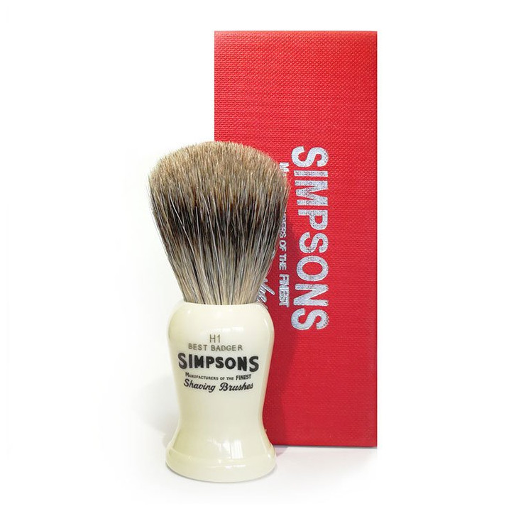 SIMPSONS SHAVING BRUSH HARVARD H1 BEST BADGER