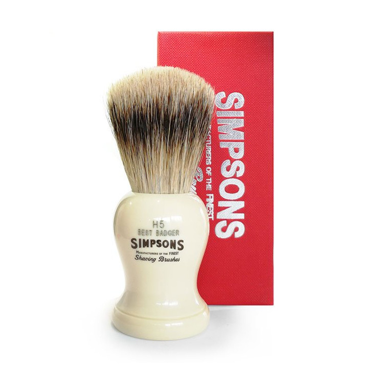 SIMPSONS SHAVING BRUSH HARVARD H5 BEST BADGER