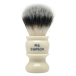 SIMPSONS SHAVING BRUSH M6 SOVEREIGN GRADE SYNTHETIC FIBRE