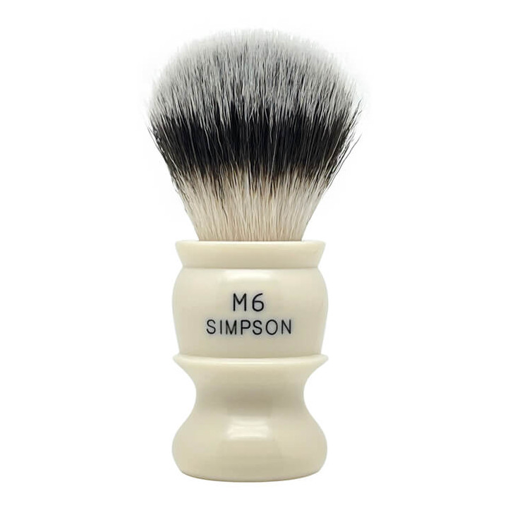 SIMPSONS SHAVING BRUSH M6 SOVEREIGN GRADE SYNTHETIC FIBRE