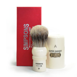 SIMPSONS SHAVING BRUSH MAJOR M1 SUPER BADGER