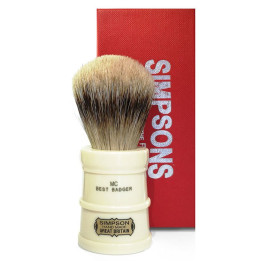 SIMPSONS SHAVING BRUSH MILK CHURN BEST BADGER