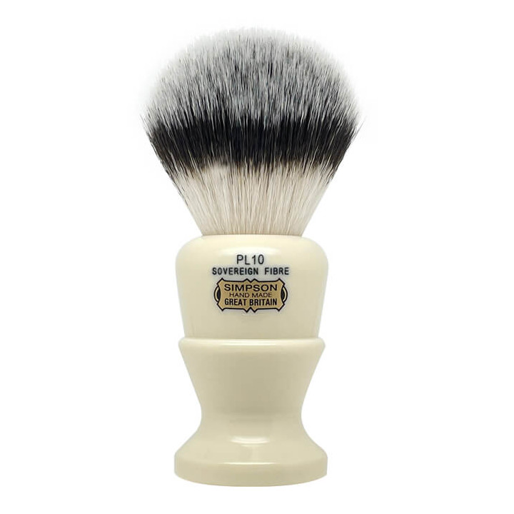 SIMPSONS SHAVING BRUSH POLO 10 SOVEREIGN GRADE SYNTHETIC FIBRE