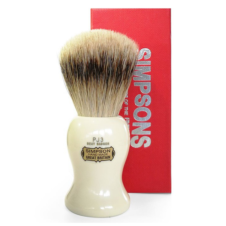 SIMPSONS SHAVING BRUSH PERSIAN JAR 3 BEST BADGER