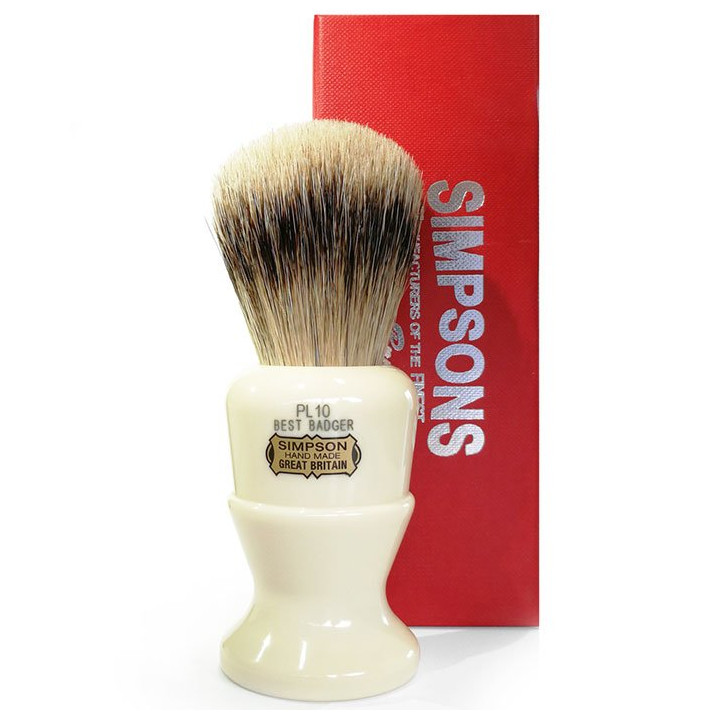SIMPSONS SHAVING BRUSH POLO PL10 BEST BADGER