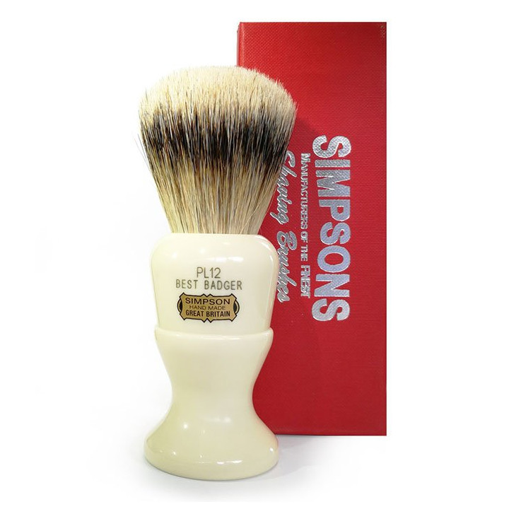 SIMPSONS SHAVING BRUSH POLO PL12 BEST BADGER