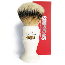 SIMPSONS SHAVING BRUSH POLO PL14 BEST BADGER