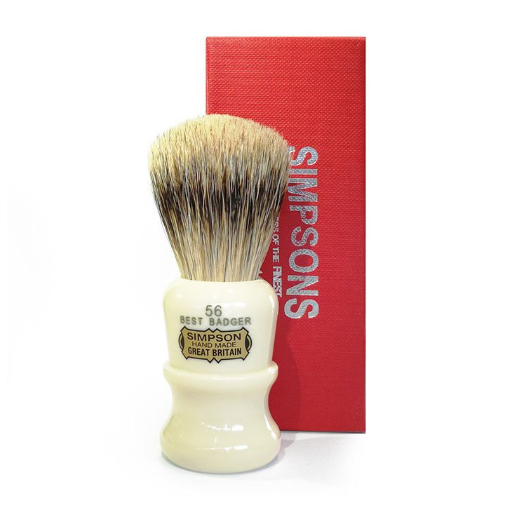 SIMPSONS SHAVING BRUSH 56 SERIES BEST BADGER