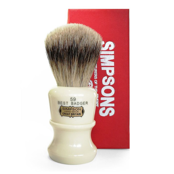 SIMPSONS SHAVING BRUSH 59 SERIES BEST BADGER