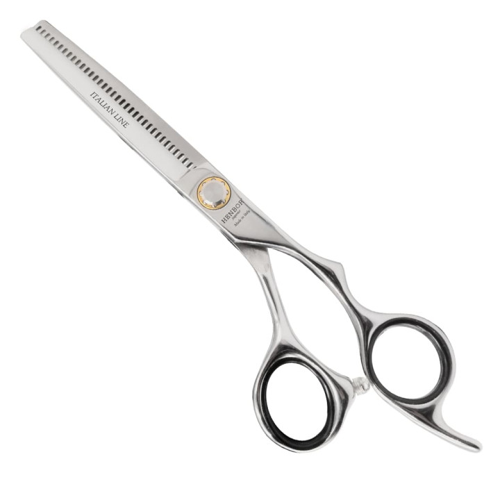 HENBOR THINNING SCISSORS STAINLESS STEEL ITALIAN LINE 6"