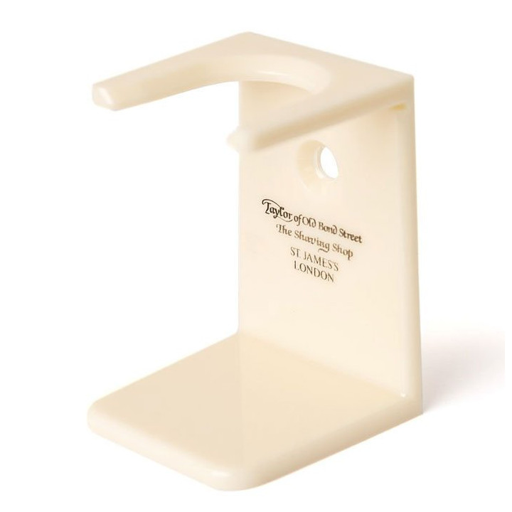 TAYLOR OF OLD BOND STREET IVORY SHAVING BRUSH STAND