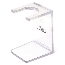 TAYLOR OF OLD BOND STREET TRANSPARENT SHAVING BRUSH STAND