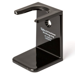 TAYLOR OF OLD BOND STREET BLACK SHAVING BRUSH STAND